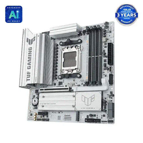 ASUS TUF GAMING B850M-PLUS WIFI7 W AMD Ryzen AM5 mATX Gaming Motherboard